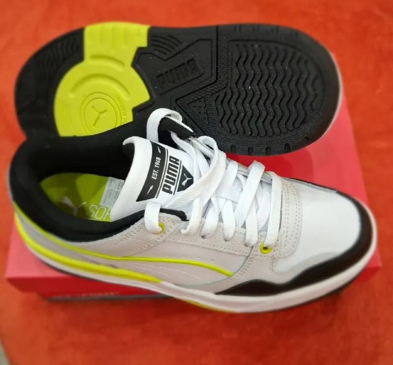 100% оригинальная PUMA, натуральная кожа, размер стельки 24 см, usa размер 5,5 big kid. Новые. Прич — Батуми — 100 ₾