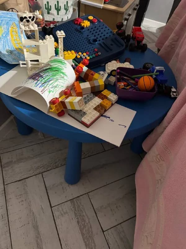 ikea маммут, 85 см, синий, есть следы творчества, в остальном все ок👍 — Алматы