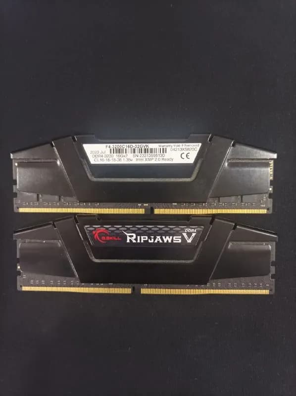 G.Skill Ripjaws V DDR4 32GB (2×16GB) 3200MHz — Тбилиси — 250 ₾