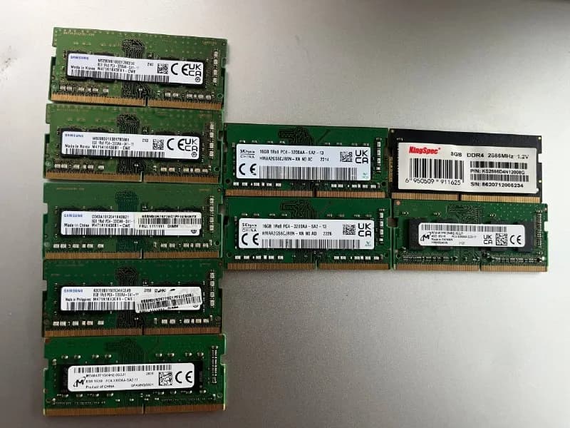 DDR-4 3200 SO-DIMM Samsung 8гб 4 шт цена за штуку 120 Gel — Батуми — 120 ₾