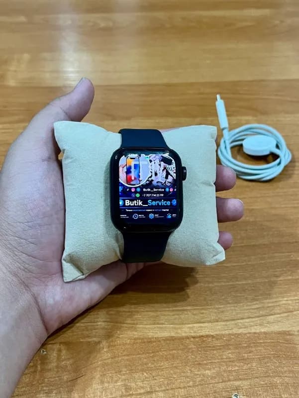 Apple Watch SE GPS 2- го поколение — 44 mm / Оригинал Apple Watch. Состояние — как на фото / Полност — Астана — 50 ₸