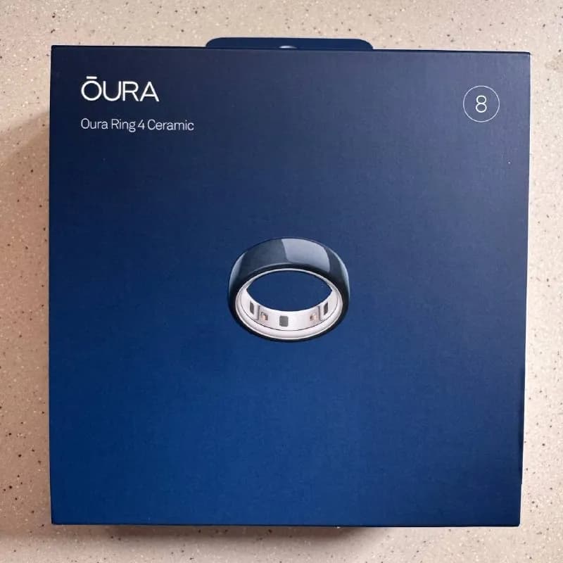 Oura Ring 4 ceramic синий размер 8 — Стамбул