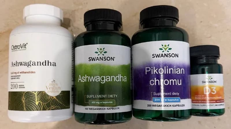 Витамин D3 Swanson, Ashwagandha Ostrovit, пиколинат хрома — Минск — 14 Br