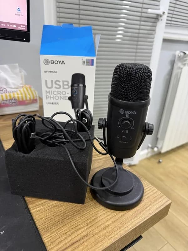 USB микрофон BOYA BY-PM500 — Тбилиси — 150 ₾