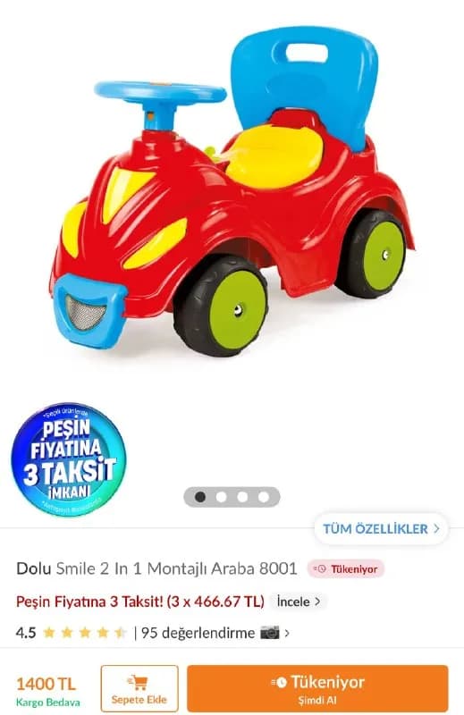 Машина, хорошая качественная, не переворачивается — Стамбул — 600 ₺