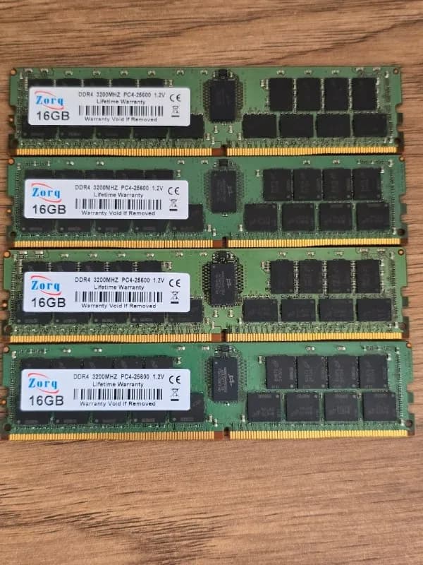 4×16GB DDR4 ECC 3200MT/s — Батуми — 130 ₾