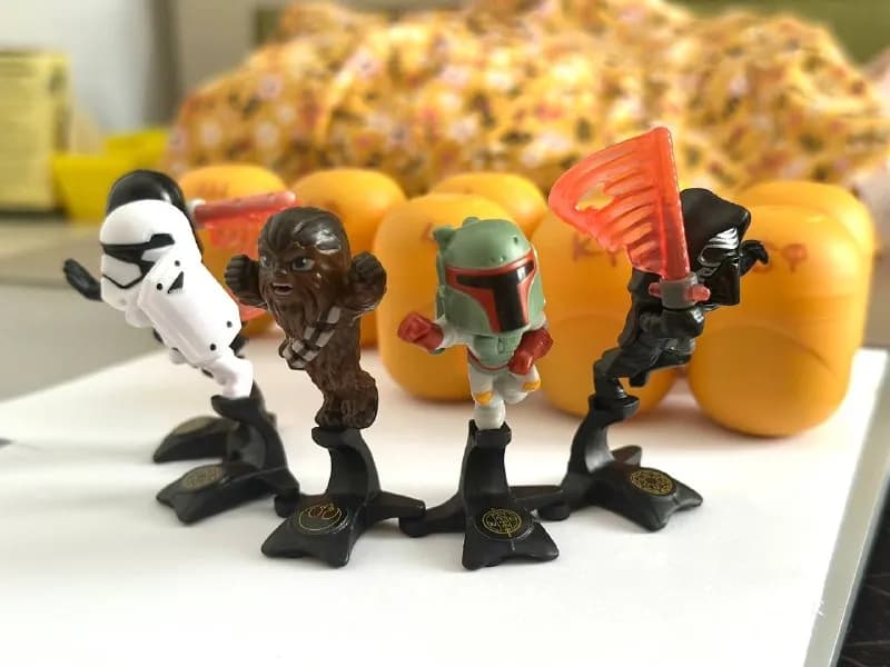 Kinder Star Wars, фигурки Боба Фета, Кайло Рена, Чубакки — Тбилиси — 2 ₾