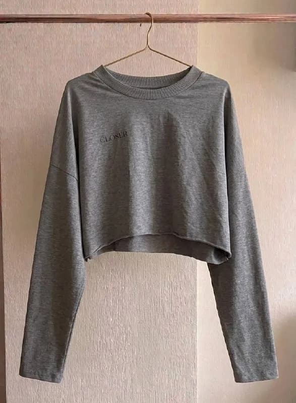 Серая укороченная кофта S — Тбилиси — 5 ₾