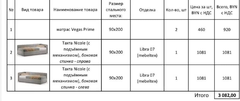 2 новые тахты с матрасами — Минск