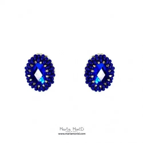 Серьги-гвоздики «Сапфир» — Тбилиси — 134 ₾