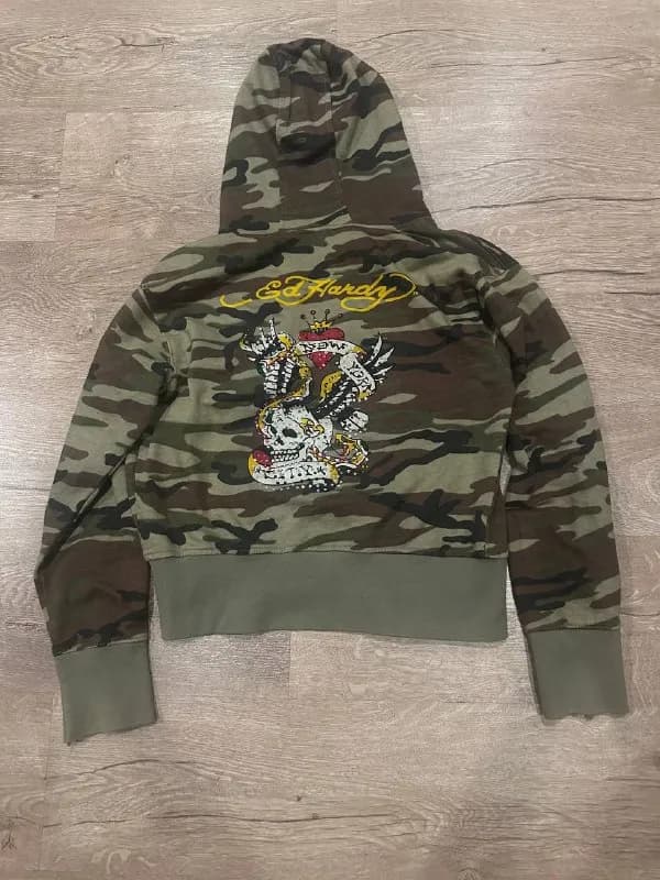 Винтажная зипка Ed Hardy M — Батуми — 85 ₾