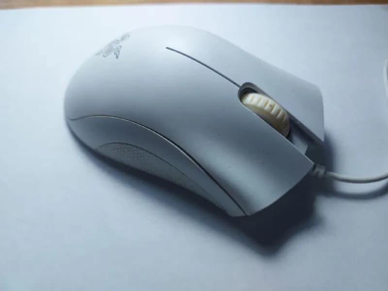 Игровая мышь Razor Deathadder essential белый — Алматы