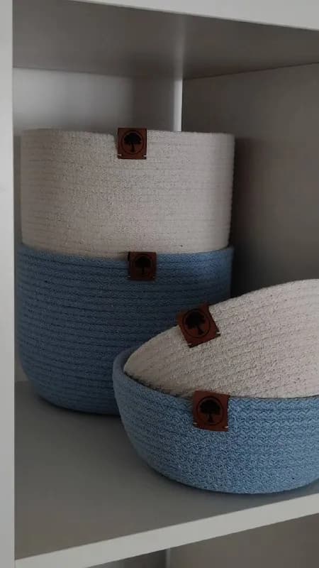 Корзины декоративные, хлопковый шнур — Анталия — 125 ₺