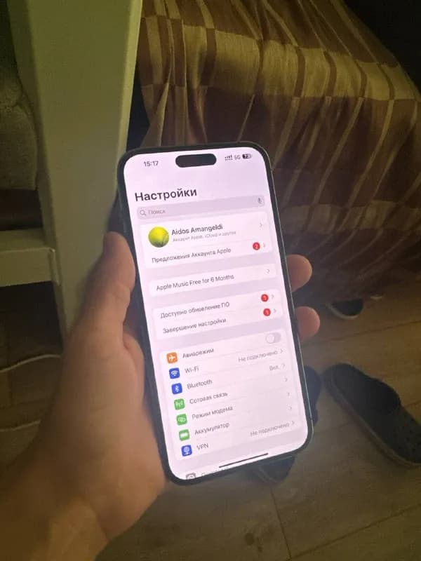 iPhone 128 ГБ, акб 81% — Астана