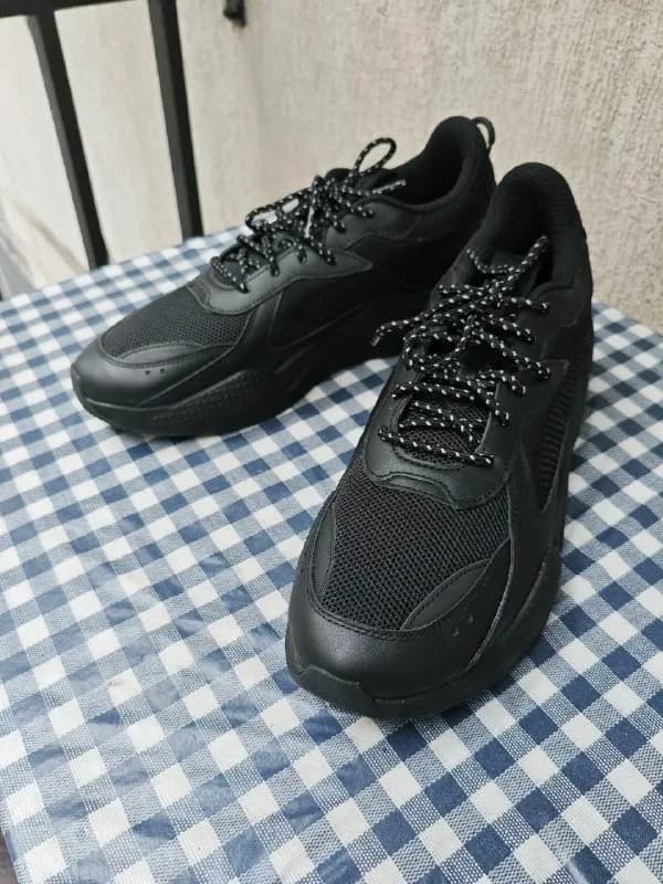 Кроссовки беговые, мужские Puma Mens RS-X Core 369666-02 Black Low Top — Батуми — 180 ₾