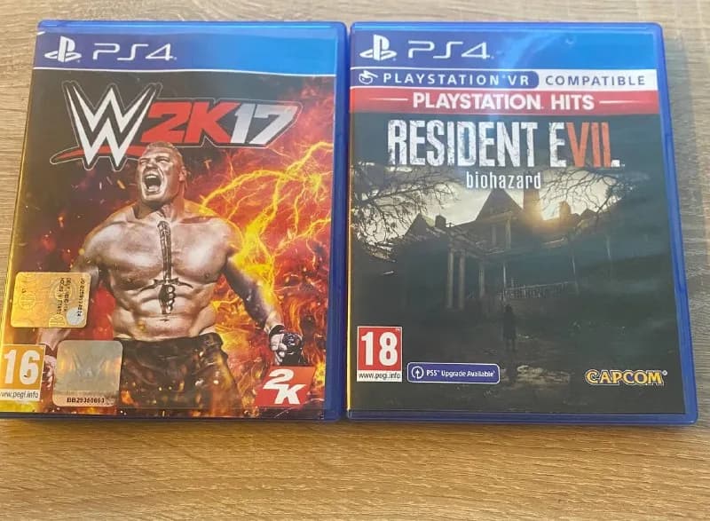 Игры PS4 W2k17 и Resident Evil Biohazard — Батуми — 100 ₾