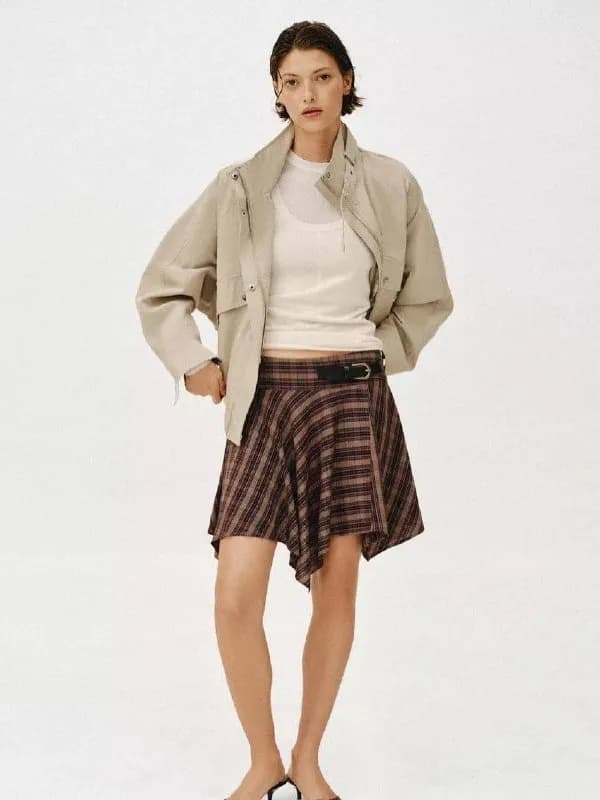 Zara новая ассиметричная юбка в клетку — Тбилиси — 70 ₾