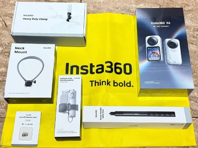 Insta360 X6 всё вместе — Тбилиси — 3 200 ₾