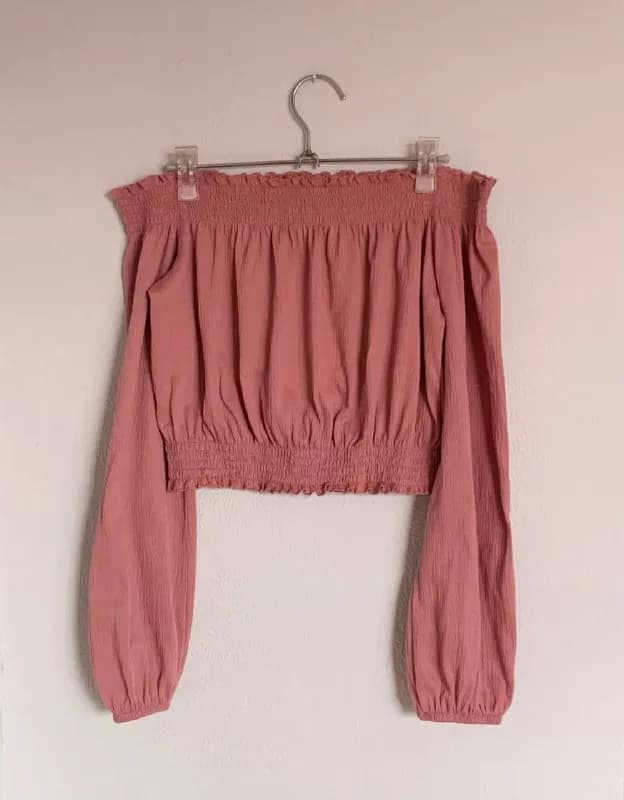 Блуза из вискозы H&M припыленный розовый — Тбилиси — 20 ₾