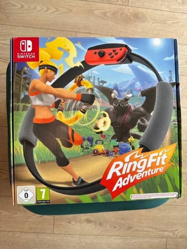 Nintendo switch ring fit в идеальном состоянии полный комплект. Дома тренажерный зал, по этому не по — Батуми — 250 ₾