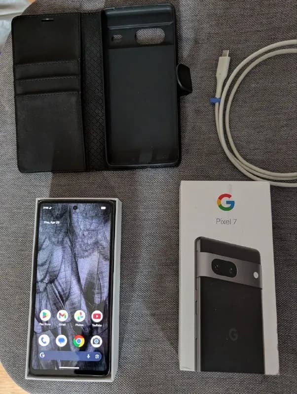 Google Pixel 7, с коробкой, usb кабель, чехол, цена: 550 лари — Тбилиси — 550 ₾