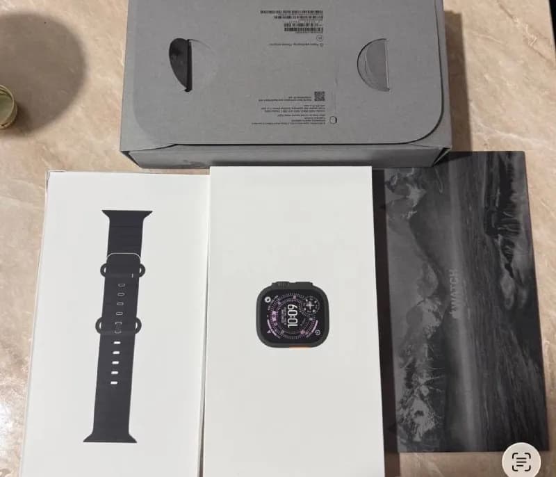 Apple Watch Ultera 3 Black. Нераскрытая коробка, запечатана. Тот, кто купит коробку, откроет её. Цен — Тбилиси — 2 000 ₾