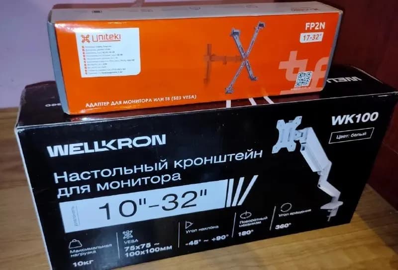 wellkron (10-32) + адаптер FP2N (17-32) для экрана // планшета, с шестигранником и крепежами в компл — Тбилиси — 76 ₾