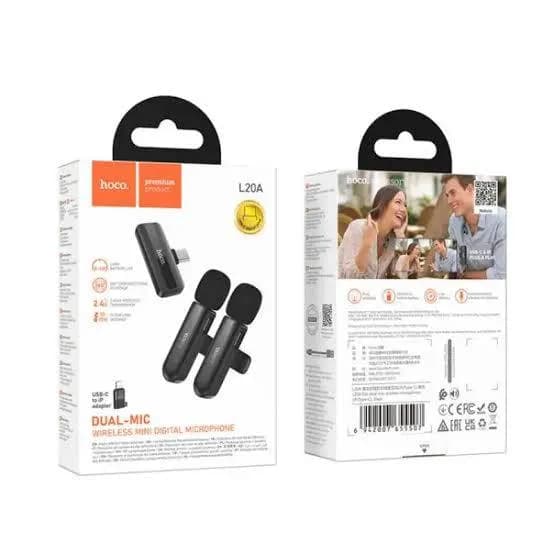 Hoco L20A Fair Dual Mic Lavalier Wireless Microphone — Тбилиси — 50 ₾