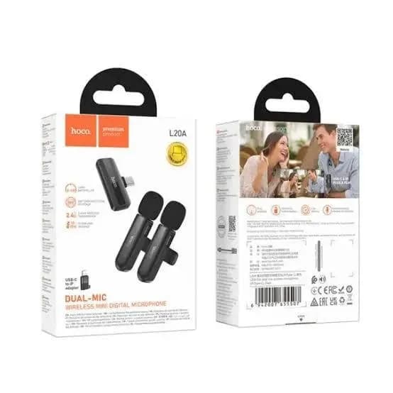 Hoco L20A Fair Dual Mic Lavalier Wireless Microphone — Тбилиси — 50 ₾