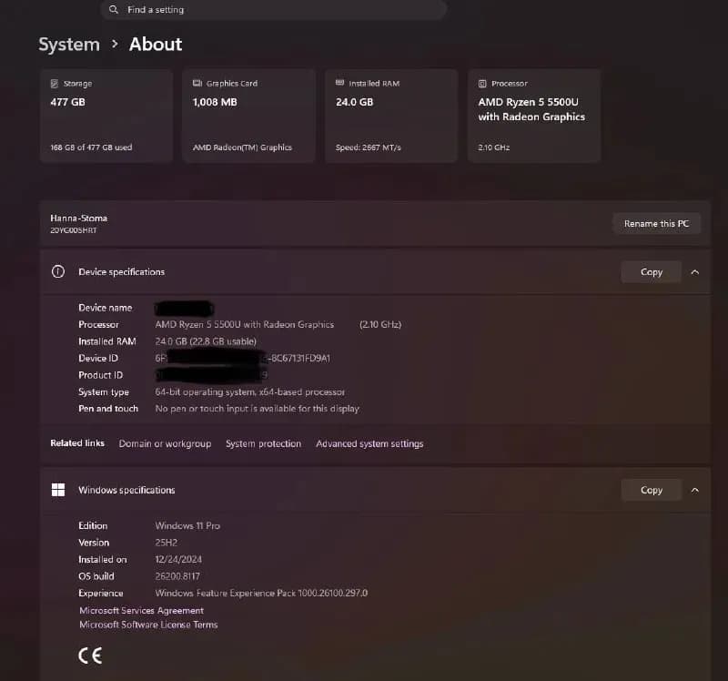 Lenovo ThinkPad E15 Gen 3 — Тбилиси — 480 ₾