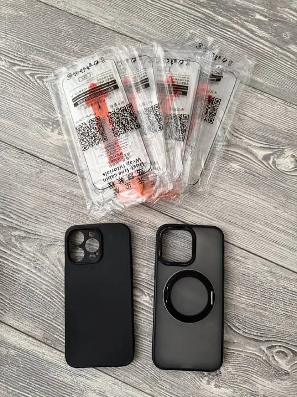 20 GEL для iPhone 14 Pro Max 2 чехла и 4 защитных стекла. — Батуми — 20 ₾
