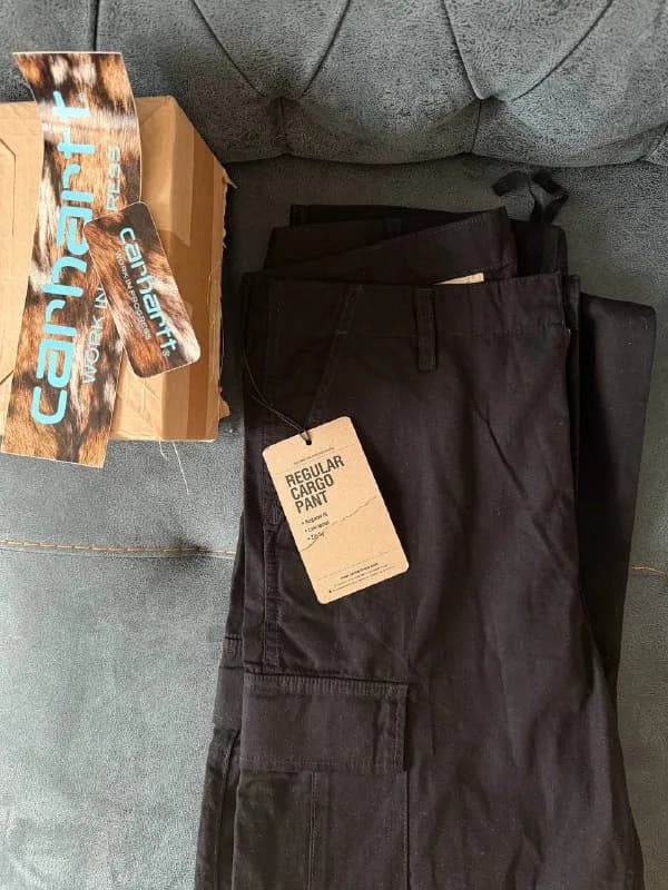 Carhartt WIP cargo regular pants black — Батуми — 450 ₾