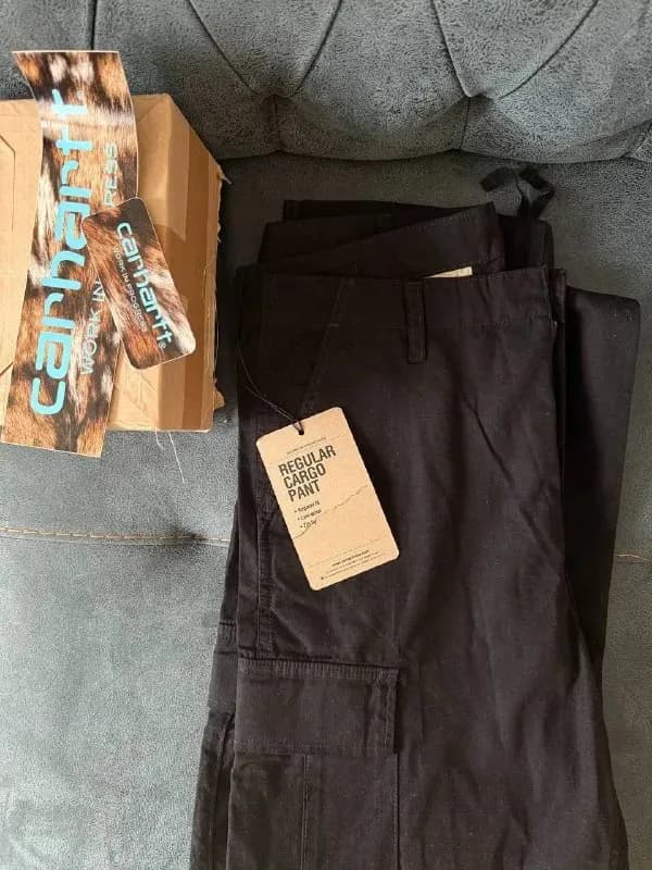 Carhartt WIP cargo regular pants black — Батуми — 450 ₾