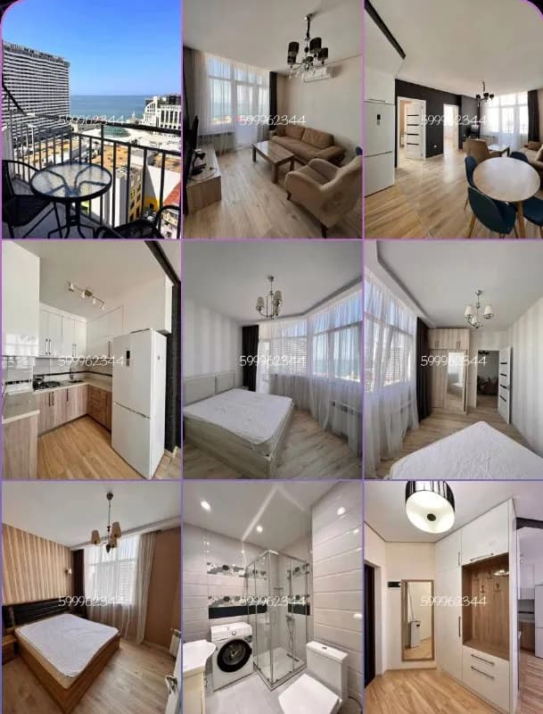 2 комнатная квартира, район #ТЦ Гранд Молл. — Батуми — 500 ₾