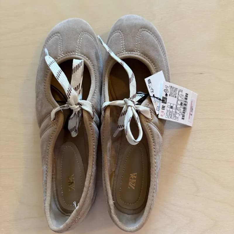 Балетки Zara, размер 39, кожа — Тбилиси — 90 ₾