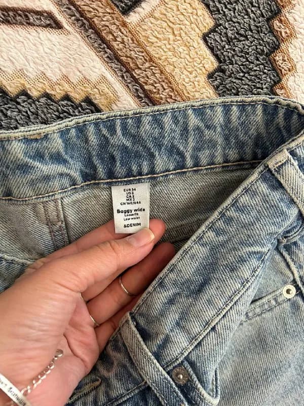 H&M baggy wide, EUR 34, желательно на рост ДО 170 см — Батуми — 4 525 ₾