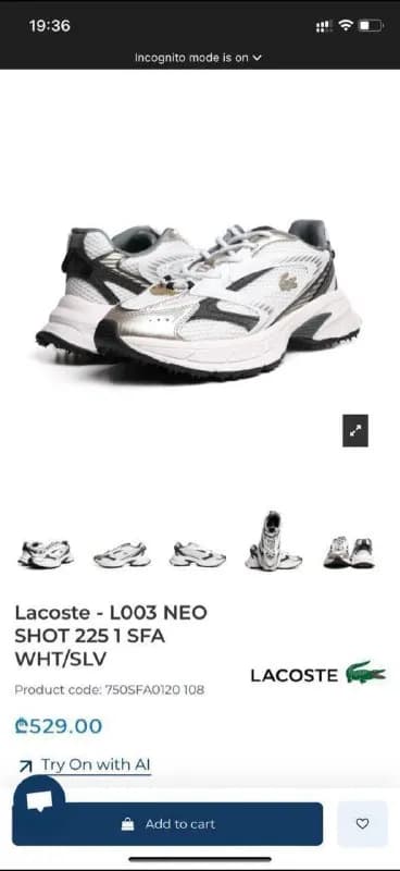 Lacoste Women’s L003 Neo Shot Sneakers — Батуми — 250 ₾