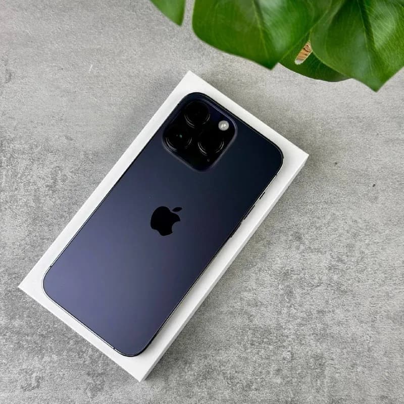 iPhone 14 Pro 128 ГБ, фиолетовый, SIM-карта + eSIM. Идеальное состояние, без царапин. Нераспакованны — Тбилиси — 1 250 ₾