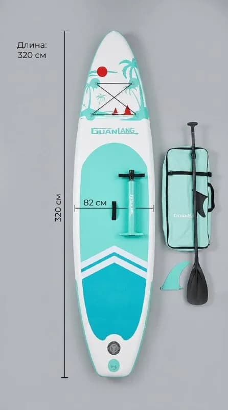 SUP-борд Новый. Полный комплект. — Тбилиси — 550 ₾