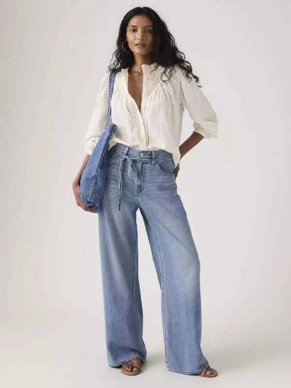 Levi’s XL Straight Loose светло-голубые джинсы (оригинал) — Тбилиси — 185 ₾