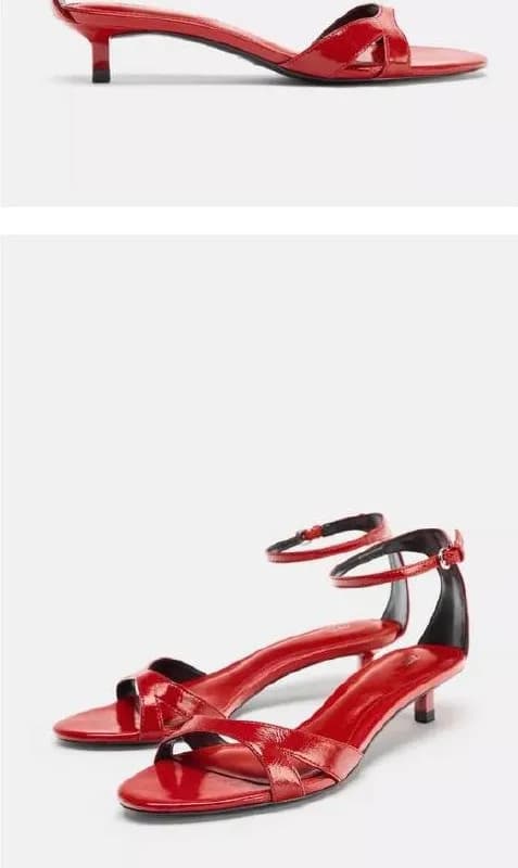 Босоножки кожаные Zara 38 размер — Тбилиси — 200 ₾