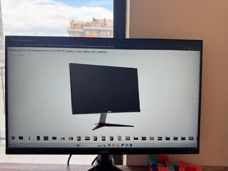 Acer 23.8» VG240YSbmiipx 165 Hz — в Идеальном состоянии — Тбилиси — 250 ₾