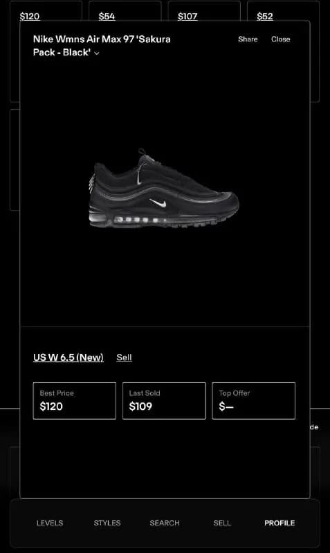 Nike Wmns Air Max 97 «Sakura pack» black — Тбилиси — 200 ₾
