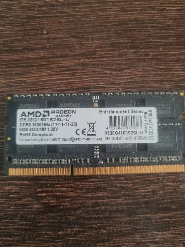 8 гигабайт DDR3. 40 лари — Батуми — 3 ₾