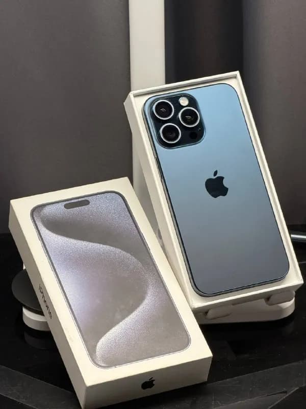iphone 15 pro max 256, Blue Titanium. Модель A3108 Китай, две физические сим-карты. По технике всё и — Батуми — 1 900 ₾