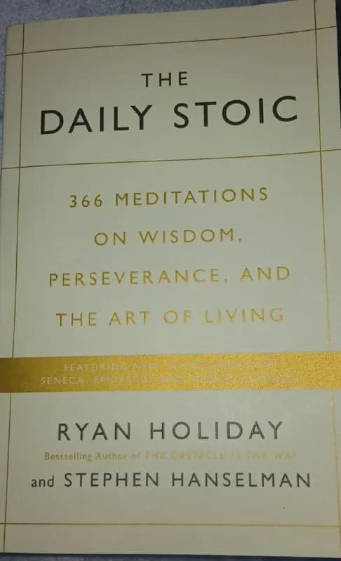 Книга The Daily Stoic Ryan Holiday — Батуми — 50 ₾