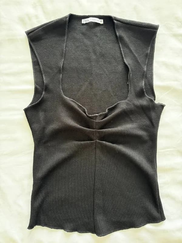 Топ ZARA размер М, трикотажный — Батуми — 20 ₾
