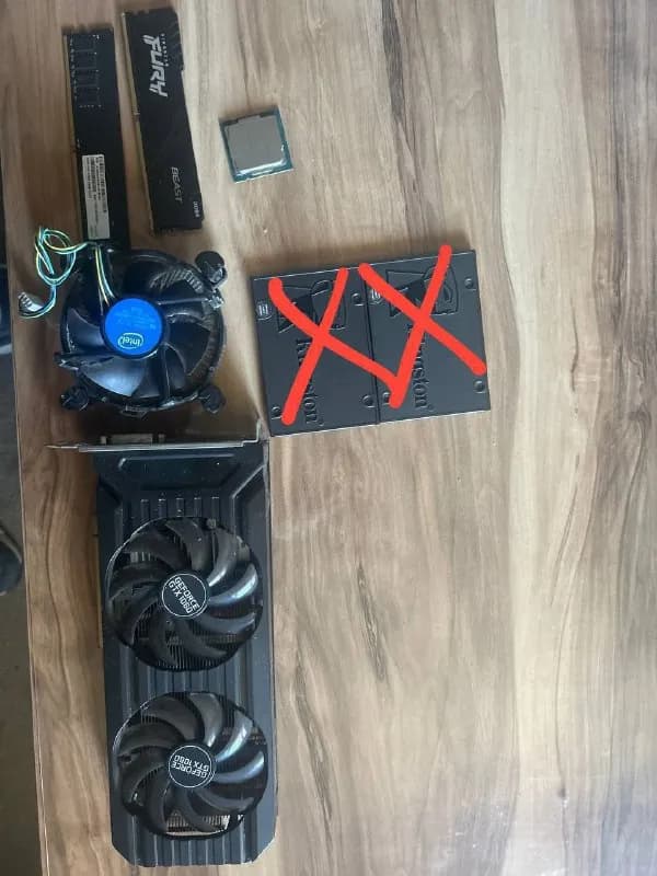 Комплектующие ПК (видеокарта, проц, RAM) — Батуми — 220 ₾