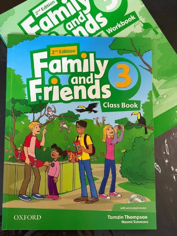 Учебник и рабочая тетрадь Family and friends 3 — Батуми — 10 ₾