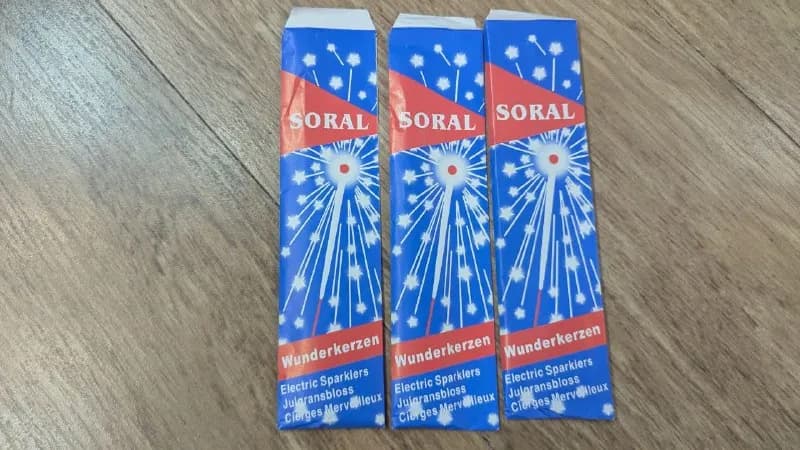 Бенгальские огни SORAL, 3 упаковки — Батуми — 5 ₾